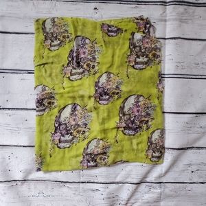 3 for $10 Floral skull scarf